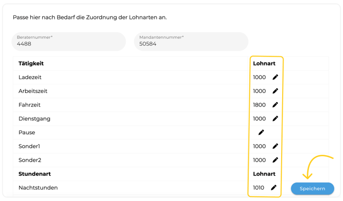 Lohnimport - Schritt 6