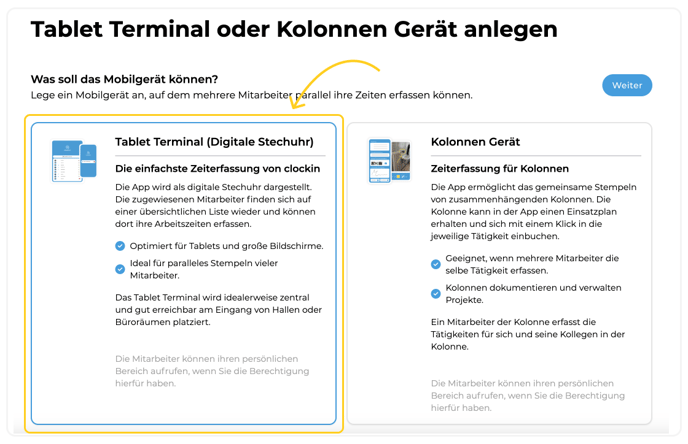 Tablet Terminal